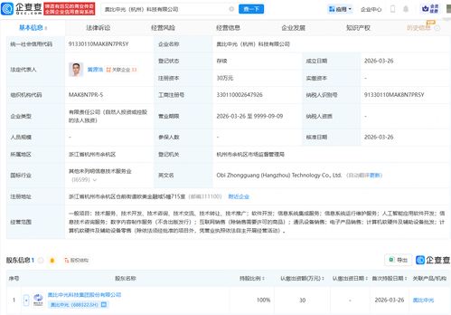 奧比中光在杭州成立科技公司，拓展AI與軟件技術(shù)服務(wù)新藍(lán)圖